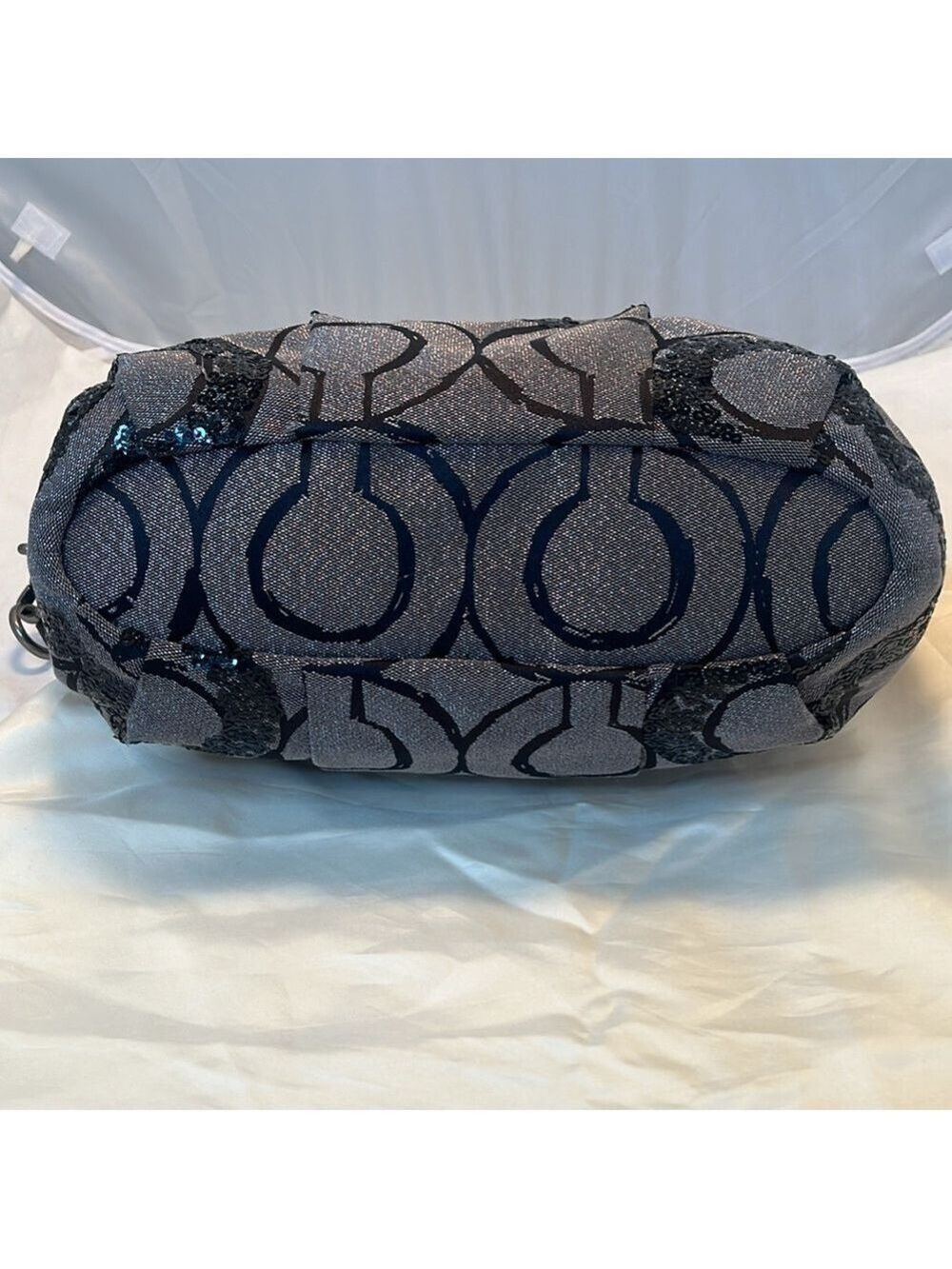 Coach Madison Signature Op Art Sophia Satchel - Picture 6 of 13
